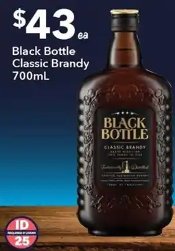 Ritchies Black Bottle Classic Brandy offer