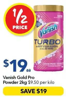 Ritchies Vanish Gold Pro Powder offer