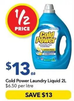 Ritchies Cold Power Laundry Liquid offer