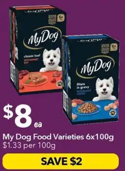 Ritchies My Dog Food Varieties offer