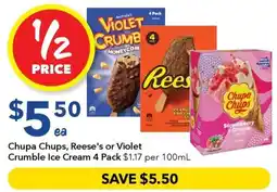 Ritchies Chupa Chups, Reese's or Violet Crumble Ice Cream offer