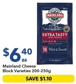 Ritchies Mainland Cheese Block Varieties offer