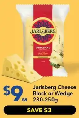 Ritchies Jarlsberg Cheese Block or Wedge offer