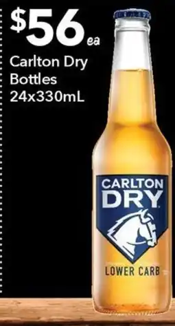 Ritchies Carlton Dry Bottles offer