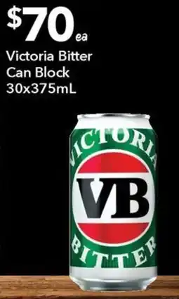 Ritchies Victoria Bitter Can Block offer