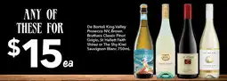 Ritchies De Bortoli King Valley Prosecco NV Brown Brothers Classic Pinot Grigio St Hallett Faith Shiraz offer