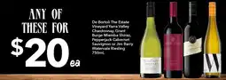 Ritchies De Bortoli The Estate Vineyard Chardonnay Grant Burge Miamba Shiraz Pepperjack Cabernet Sauvignon offer