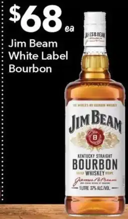 Ritchies Jim Beam White Label Bourbon offer