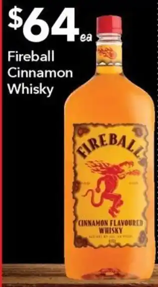 Ritchies Fireball Cinnamon Whisky offer