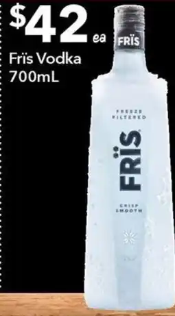 Ritchies Frís Vodka offer
