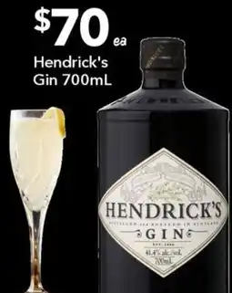 Ritchies Hendrick's Gin offer