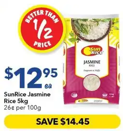 Ritchies SunRice Jasmine Rice offer