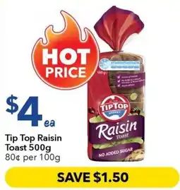 Ritchies Tip Top Raisin Toast offer