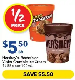Ritchies Hershey's Ice Cream offer