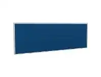 Officeworks Stilford Screen 1500 W x 525 H mm White Frame Blue Fabric offer