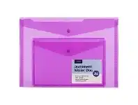 Officeworks J.Burrows Duo Pocket Document Wallet Pink offer