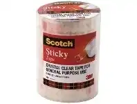 Officeworks Scotch Sticky Tape 24mm x 50m 6 Pack offer