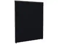 Officeworks Stilford Screen 1200 W x 1400 H mm Black Frame Black Fabric offer