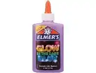 Officeworks Elmers Elmer&#039;s Glow in the Dark Liquid Glue Purple 147mL offer