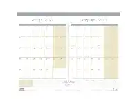 Officeworks Sasco FY21/22 Deluxe Bi-Monthly Desk Planner offer