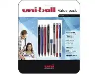 Officeworks Uniball Uni-ball Writing Essentials Assorted 8 Pack offer