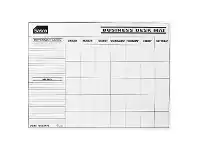 Officeworks Sasco Business Desk Mat Refills 10 Pack offer