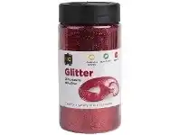 Educational Colours Glitter 200g Red
