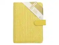 Officeworks Otto Personal Organiser Canvas Yellow Geo offer