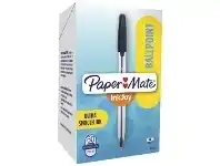 Officeworks Papermate Inkjoy 50 Ballpoint Pens 1.0mm Black 60 Pack offer