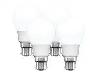 Officeworks Brilliant A60 Classic LED Light Bulb 7W B22 4 Pack offer