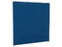 Officeworks Stilford Screen 1200 W x 1250 H mm White Frame Blue Fabric offer