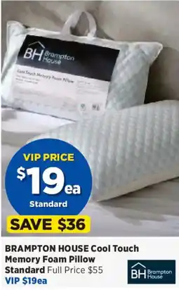 Spotlight Brampton House Cool Touch Memory Foam Pillow offer