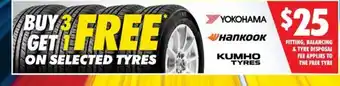 Bob Jane T-Marts Selected Tyres offer