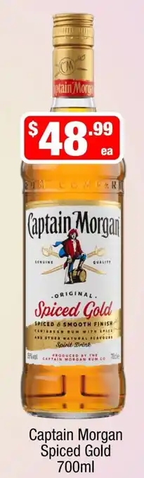 Liquor Stax Captain Morgan Spiced Gold offer
