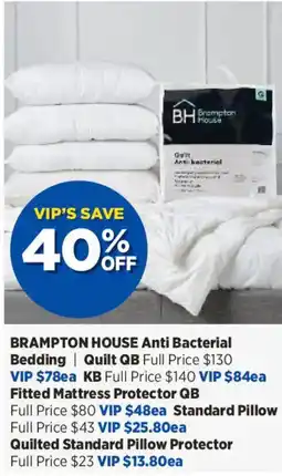 Spotlight Brampton House Anti Bacterial Bedding offer