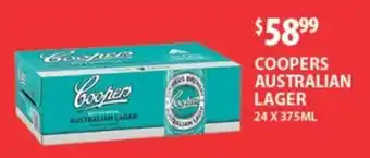 Star Liquor Coopers Australian Lager offer