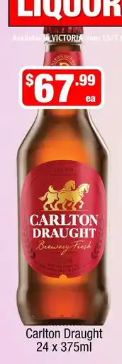 Liquor Stax Carlton Draught offer