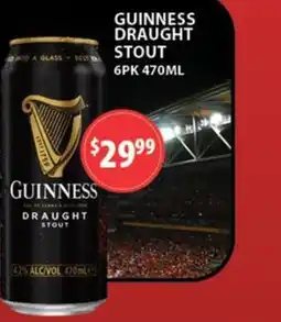 Star Liquor Guinness Draught Stout offer