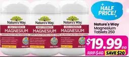 Your Discount Chemist Nature's Way Magnesium Tablets offer