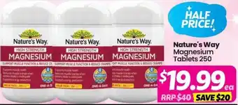 Your Discount Chemist Nature's Way Magnesium Tablets offer