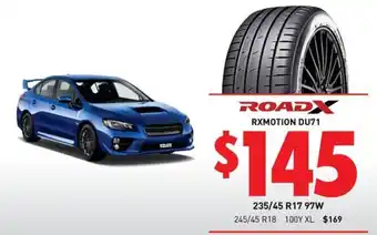 Bob Jane T-Marts RoadX RXMotion DU71 offer