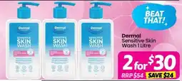 Your Discount Chemist Dermal Sensitive Skin Wash offer