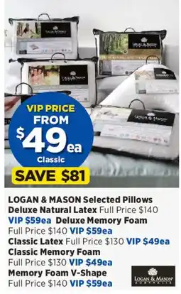 Spotlight Logan & Mason Selected Pillows offer