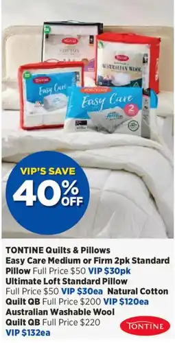 Spotlight Tontine Quilts & Pillows offer