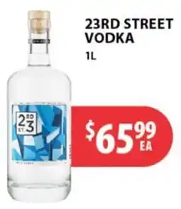 Star Liquor 23rd Street Vodka offer