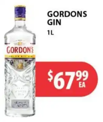 Star Liquor Gordon's Gin offer