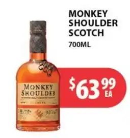Star Liquor Monkey Shoulder Scotch offer