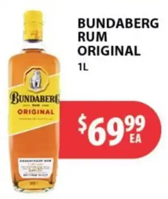 Star Liquor Bundaberg Rum Original offer