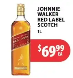 Star Liquor Johnnie Walker Red Label Scotch offer