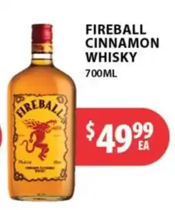 Star Liquor Fireball Cinnamon Whisky offer